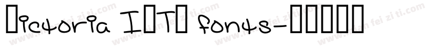 Victoria INTL fonts字体转换